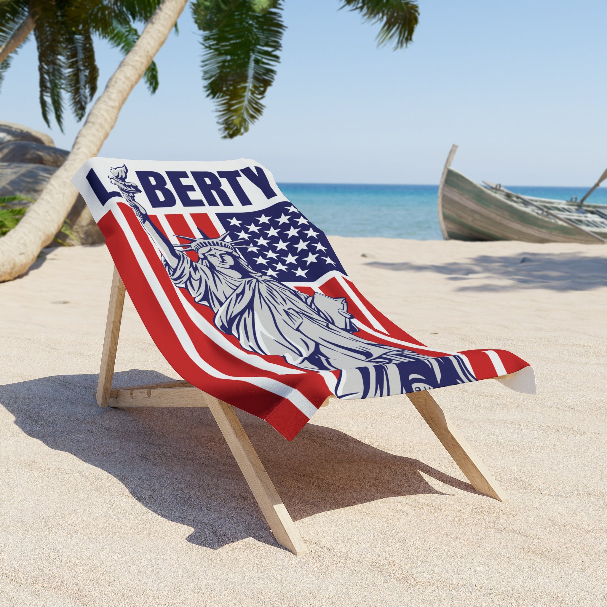 Liberty Flag - Beach Towel