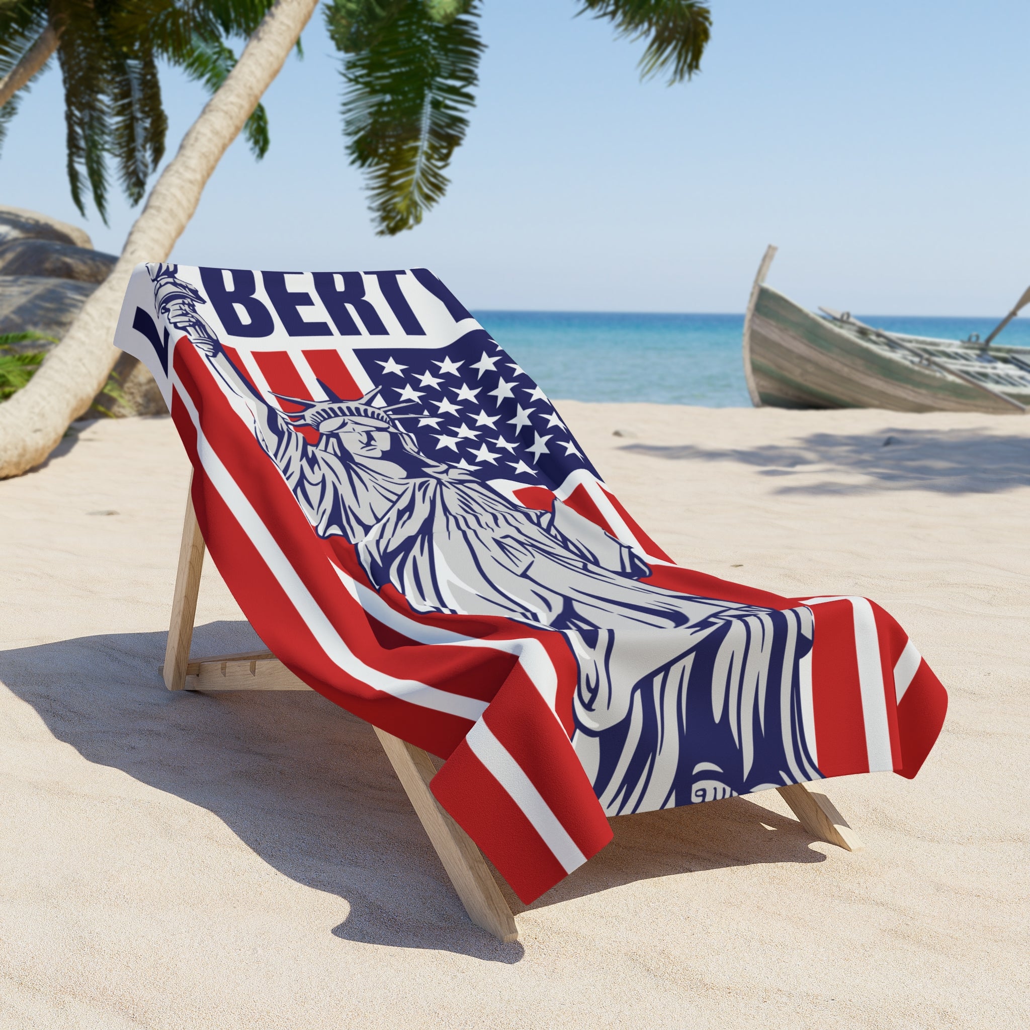 Liberty Flag - Beach Towel