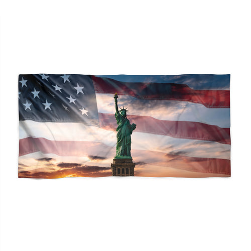 Beacon of Liberty Beach Towel